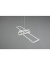 Sospensione Salinas 3 Rettangoli Led 34w Bianco L110 cm Dimmerabile Trio Lighting - Samnite