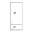 Multipurpose wardrobe with two doors and two drawers White 77x52x h182 cm