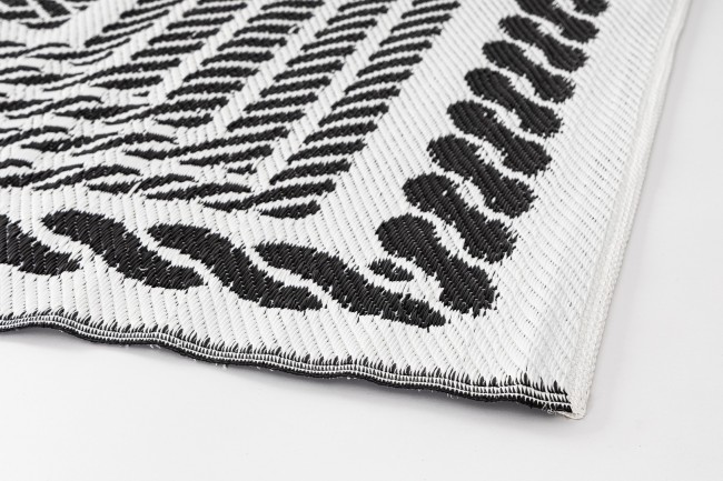 Tappeto Kashan Bianco-Nero 150X210 - Samnite