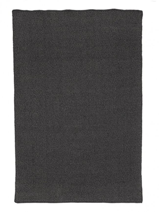 Tappeto da esterno grigio in fibra sintetica lavorato a mano 200x300 - Samnite