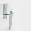 Tavolino NEW ARLEY gambe in mdf rivestite in acciaio 51h cm - Samnite