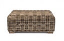 Tavolino in alluminio e fibra sintetica stile natural 83x83 - Samnite