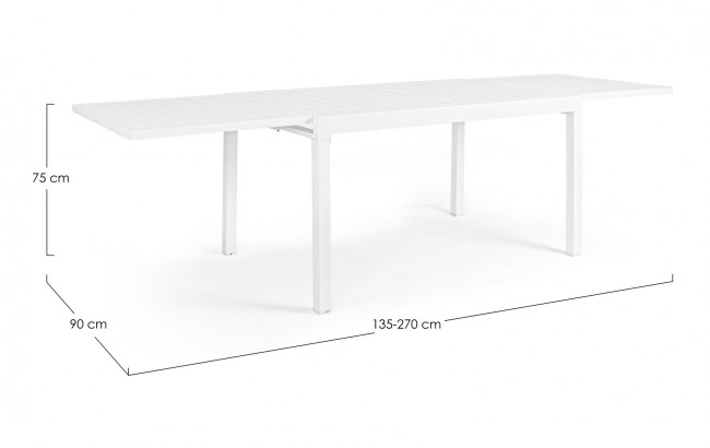 Tavolo All. Pelagius 135-270X90 Bia Yk11 - Samnite