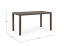 Tavolo Hilde 130X68 Coffee Yk14 - Samnite