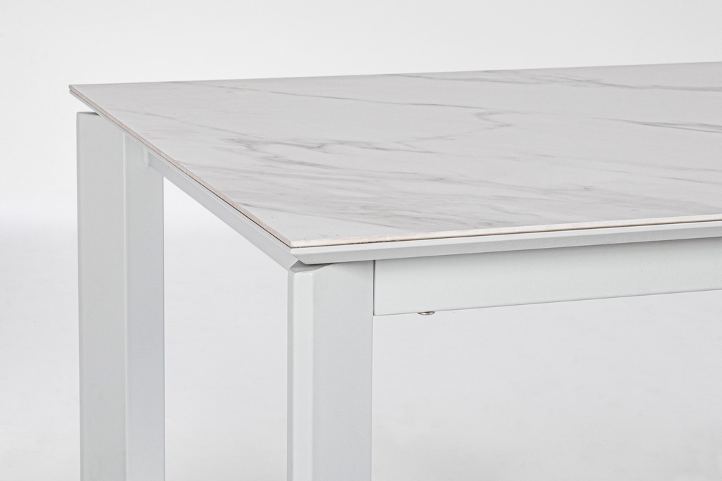 Tavolo allungabile Briva bianco grigio - Samnite