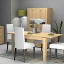 Tavolo allungabile Rovere MEGARON 120/160X80 cm