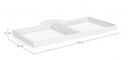 Base Laterale Ombrellone Eden Bianco -