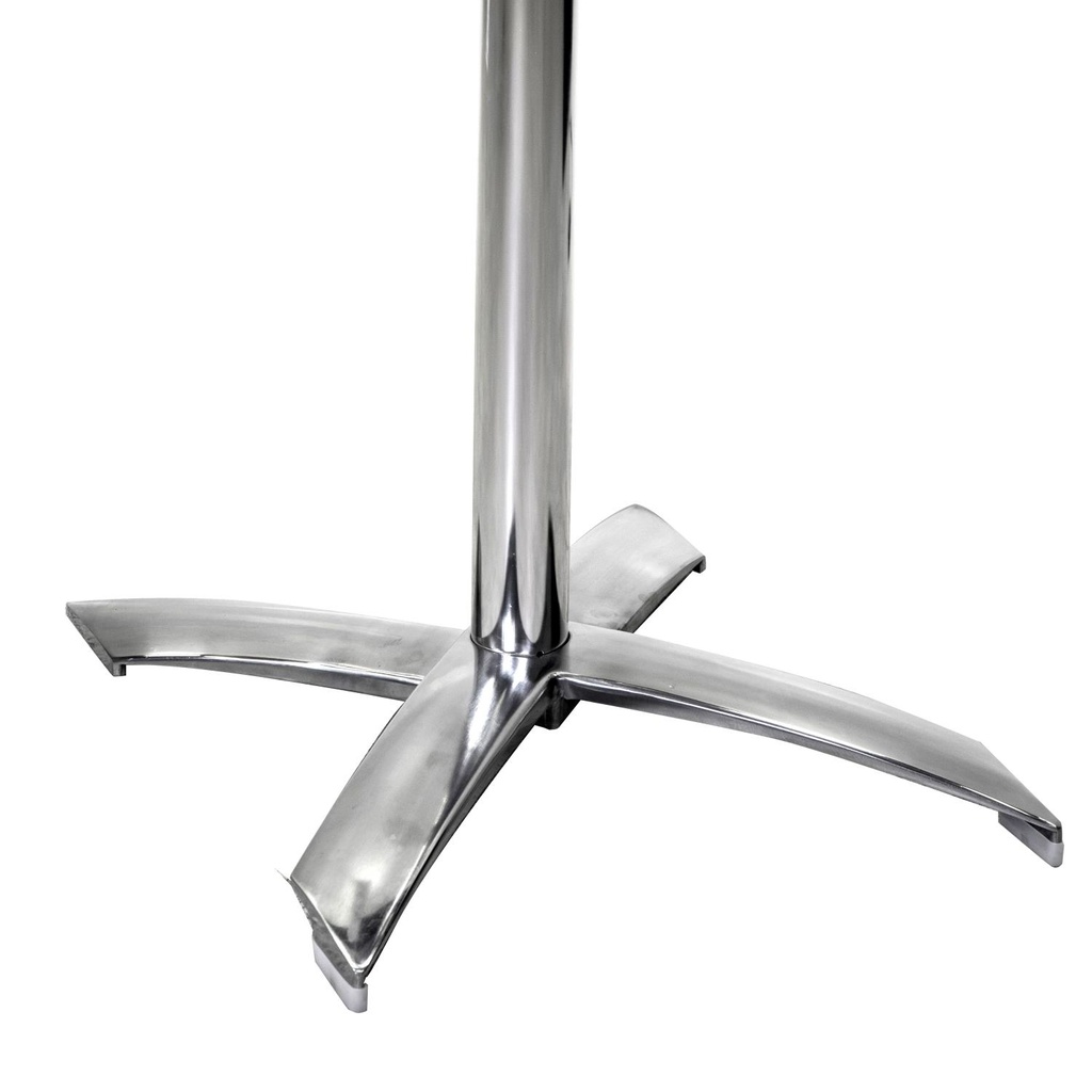 Base tavolo alluminio grigio ribaltabile