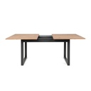 Tavolo moderno salotto cucina  allungabile quercia cm 160/200 x 90