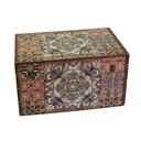 Eco-leather trunk 1-3 rectangular mandalacm59x36h33