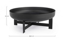 Braciere Efesto in metallo D60 cm