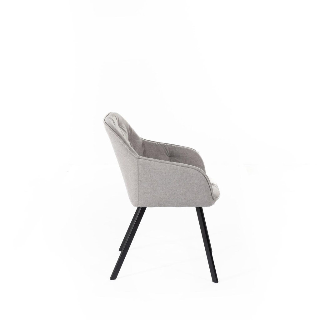 2x Sedia in tessuto 60cm x 55cm H. 79cm