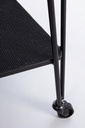 Carrello Zaira in metallo nero