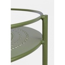 Carrello per bottiglie in acciaio Verde