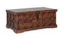 Cassapanca Jaipur decorativa legno noce
