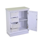Cassettiera legno liverpool 1 anta + 4 cassetti bianco cm66x32h81