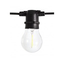 Catena luci esterno Bright 10 LED Trasparenti 8,4m
