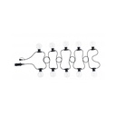 Catena luci esterno  Brillant 10 led Trasparenti 8.4m