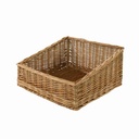 Cesta espositore vimini rettangolare cm45x55h12-21