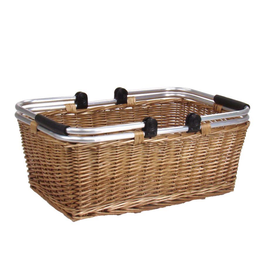 Cesta vimini spesa gr cm50x32h20 c/manici mobili - senza fodera