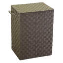 Cestone poliestere tortora foderato 1-3rettangolare cm40x30x55