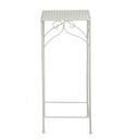 Colonnina metallo milena 1-3 quadra alta bianco cm 30x30h73