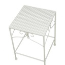 Colonnina metallo milena 1-3 quadra bassa bianco cm 30x30h43