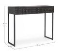 Consolle Dorset  2 cassetti stile industriale