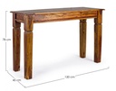 Consolle rustica Chateaux 120x45x78h cm