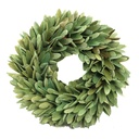 Crown with aqua green leaves cm ø45h8