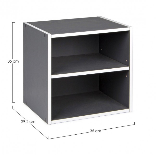 Cubo C-Mensola Composite Grigio