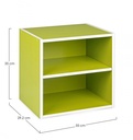 Cubo C-Mensola Composite Verde