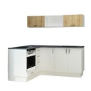 Cucina Angolare Bianca Reversibile 180x160 cm