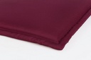 Cuscino in tessuto bordeaux Poly panca 3 posti