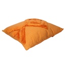 Cuscino tessuto arancione cm 40x40h12