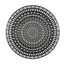 Decorazione metallo da parete Adhira cm 85