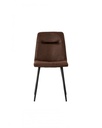 4x SEDIA IN SIMILPELLE - Lea
