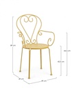 4x Sedia C-Br Etienne Ocra -