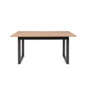 Tavolo moderno salotto cucina  allungabile quercia cm 160/200 x 90