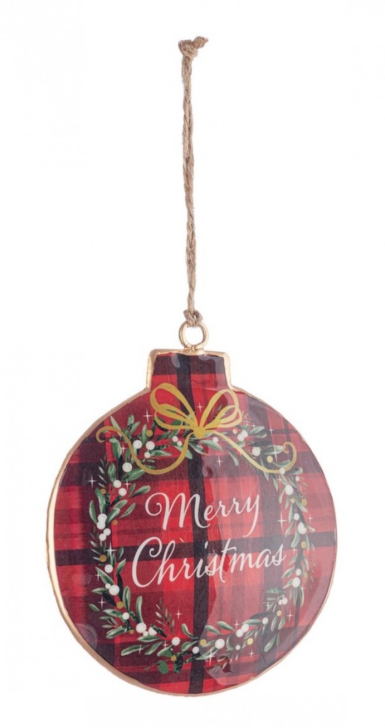 12x Pendaglio Iskoc Sfera Rosso L