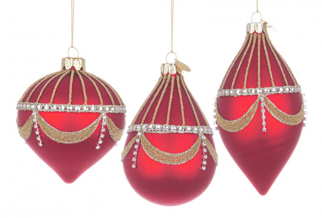 12x Pendaglio Vt Glyl Rosso Ass3