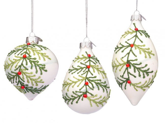 12x Pendaglio Vt Laurie Bianco Perlato Ass3