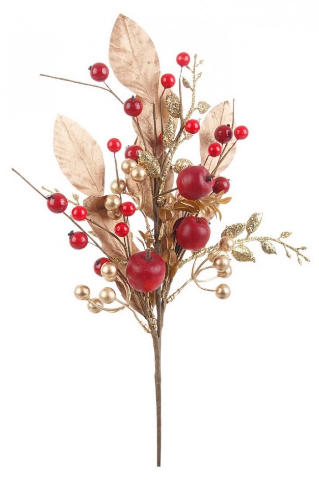 12x Ramo Luxor Oro C-Mela H45Cm