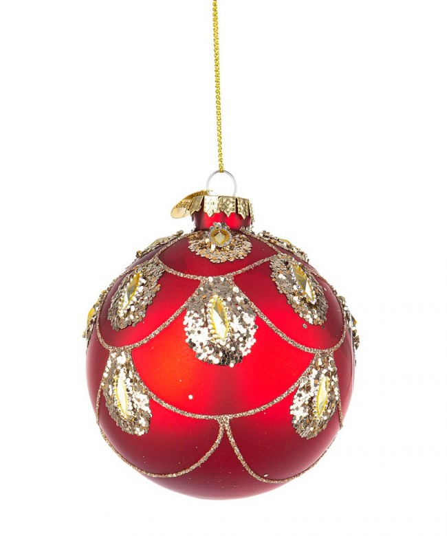 12x Sfera Vt Decorum Rosso D80