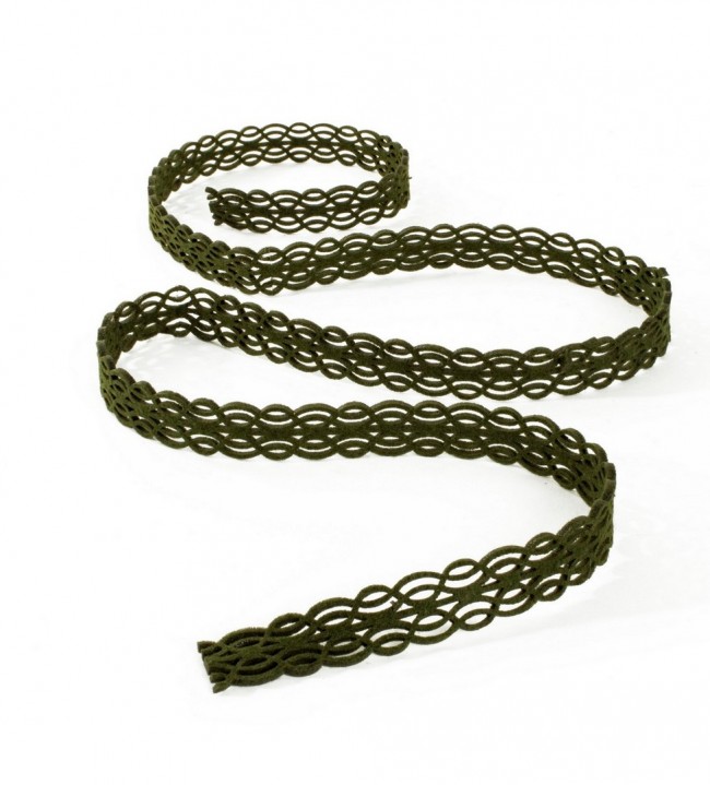 12x String Decor Feltro Verde 150Cm