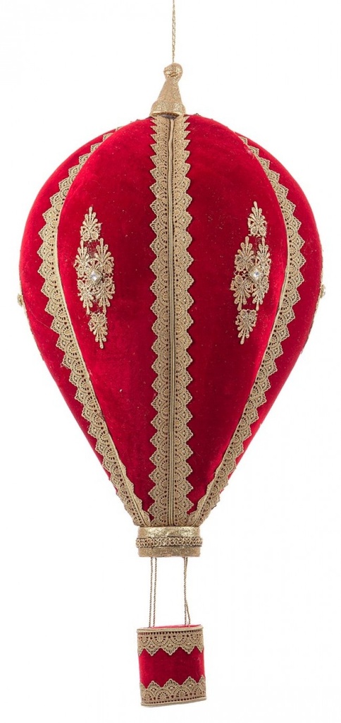1x Pendaglio Colyn Mongolfiera Rosso
