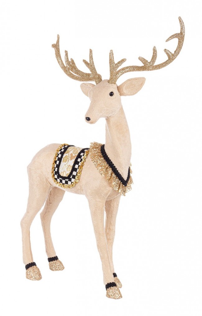 1x Renna Scacchi Stand Oro 55X73H