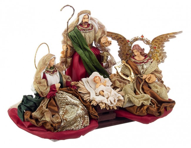 1x Sacra Famiglia Baroque Rosso C