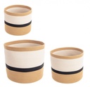 2x Set3 Cesta Abode To Naturale-Bianco