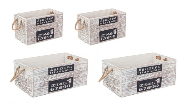 2x Set4 Cassettina Alpha Grigio